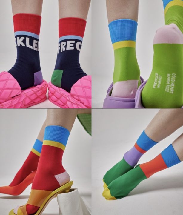ถุงเท้า Cold heart warm feet Socks ปันโปร Punpromotion