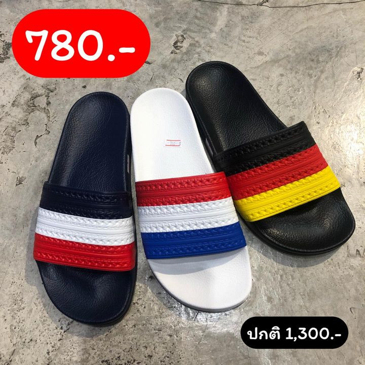 รองเท้าแตะแถบ 3 สี