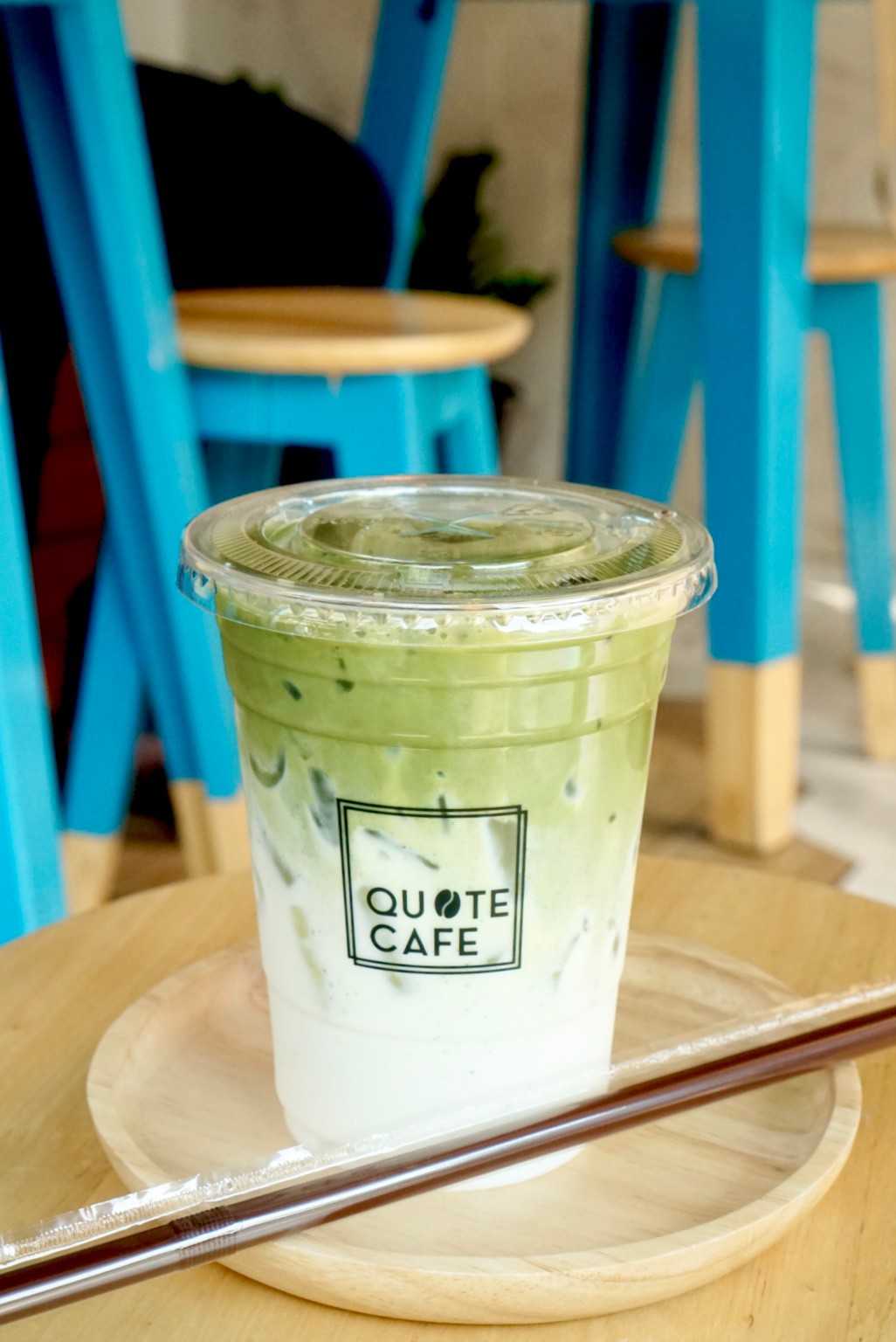 Quote Cafe อารีย์ ชาเขียว