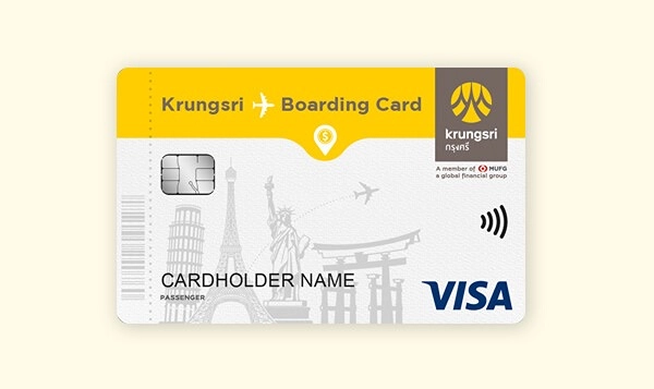 Krungsri Boarding Card