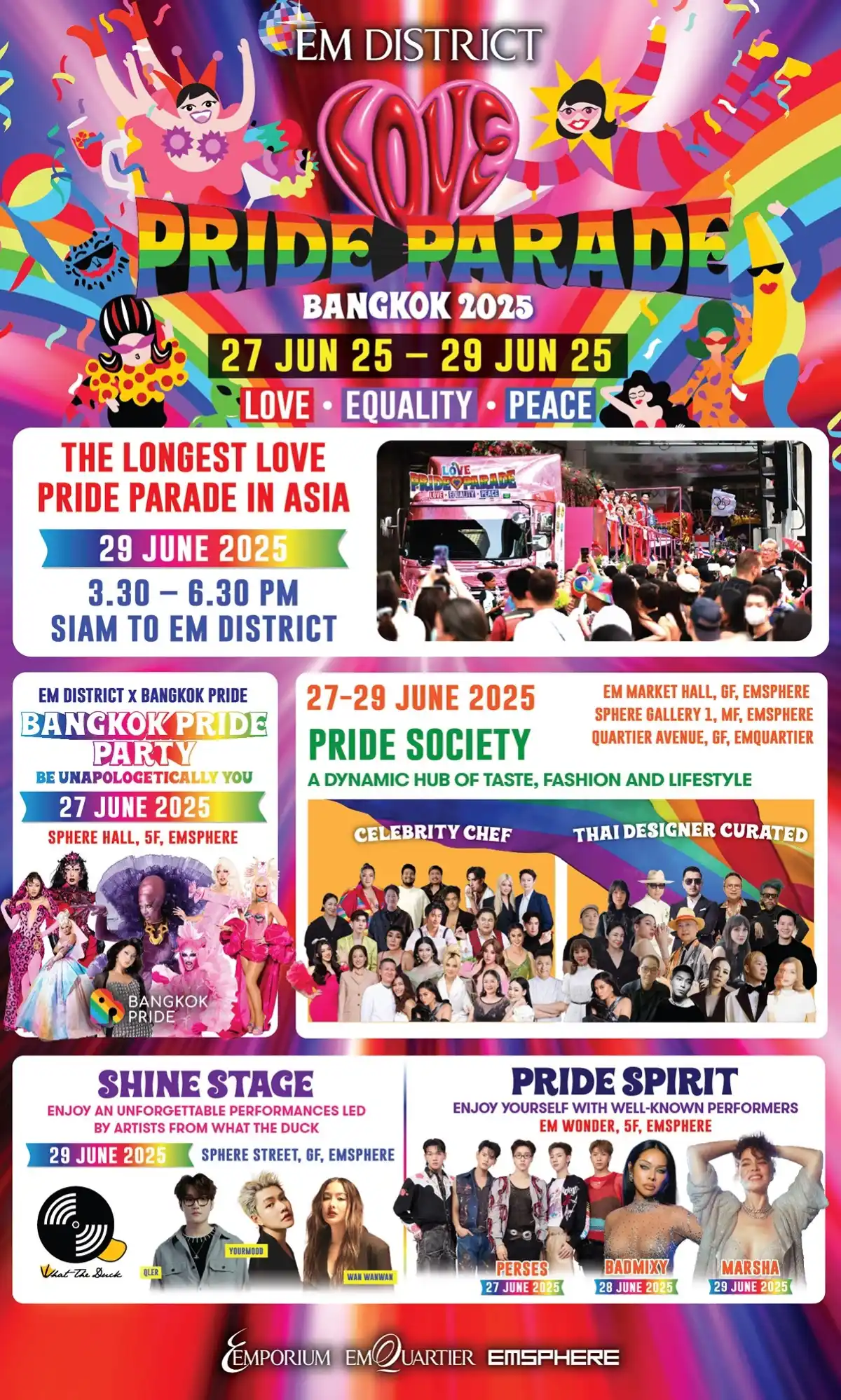 พาเหรด Pride Month EM DISTRICT