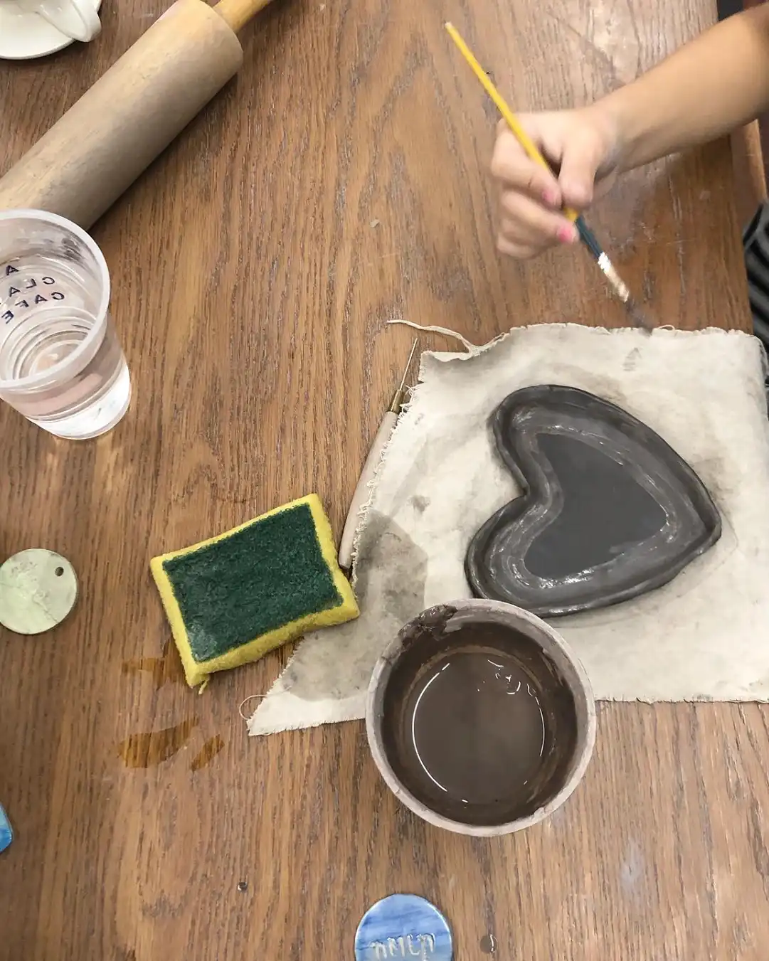 a clay ceramic
