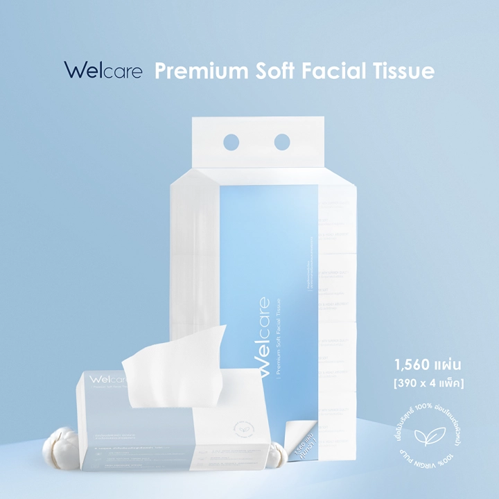 Welcare Premium Soft Facial Tissue