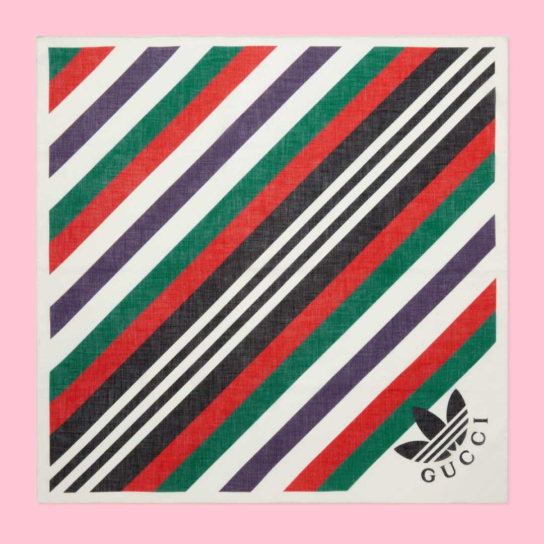 adidas x Gucci stripe print