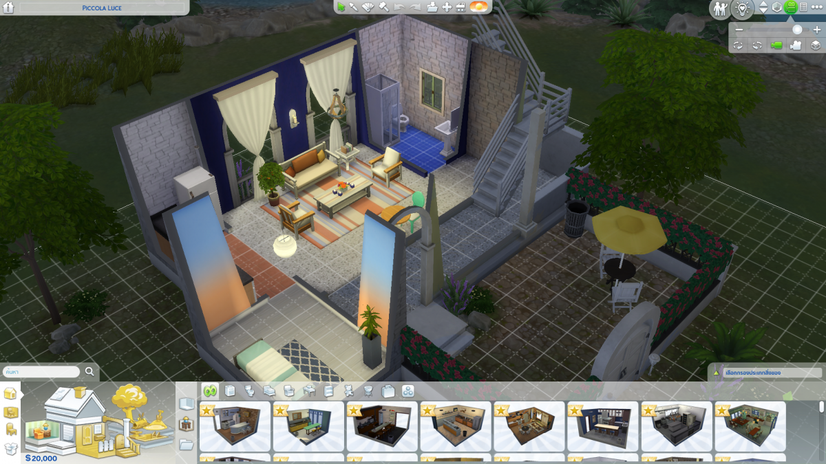 สูตรโกง The Sims4  สร้างบ้าน
