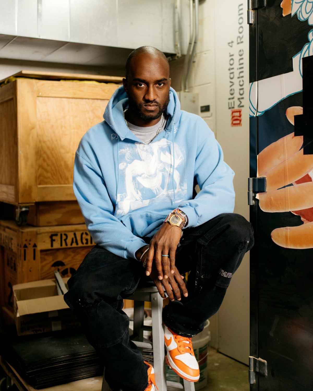 Virgil Abloh with dunk