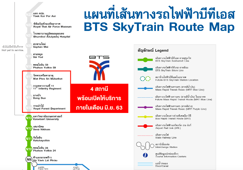 BTS Route Map