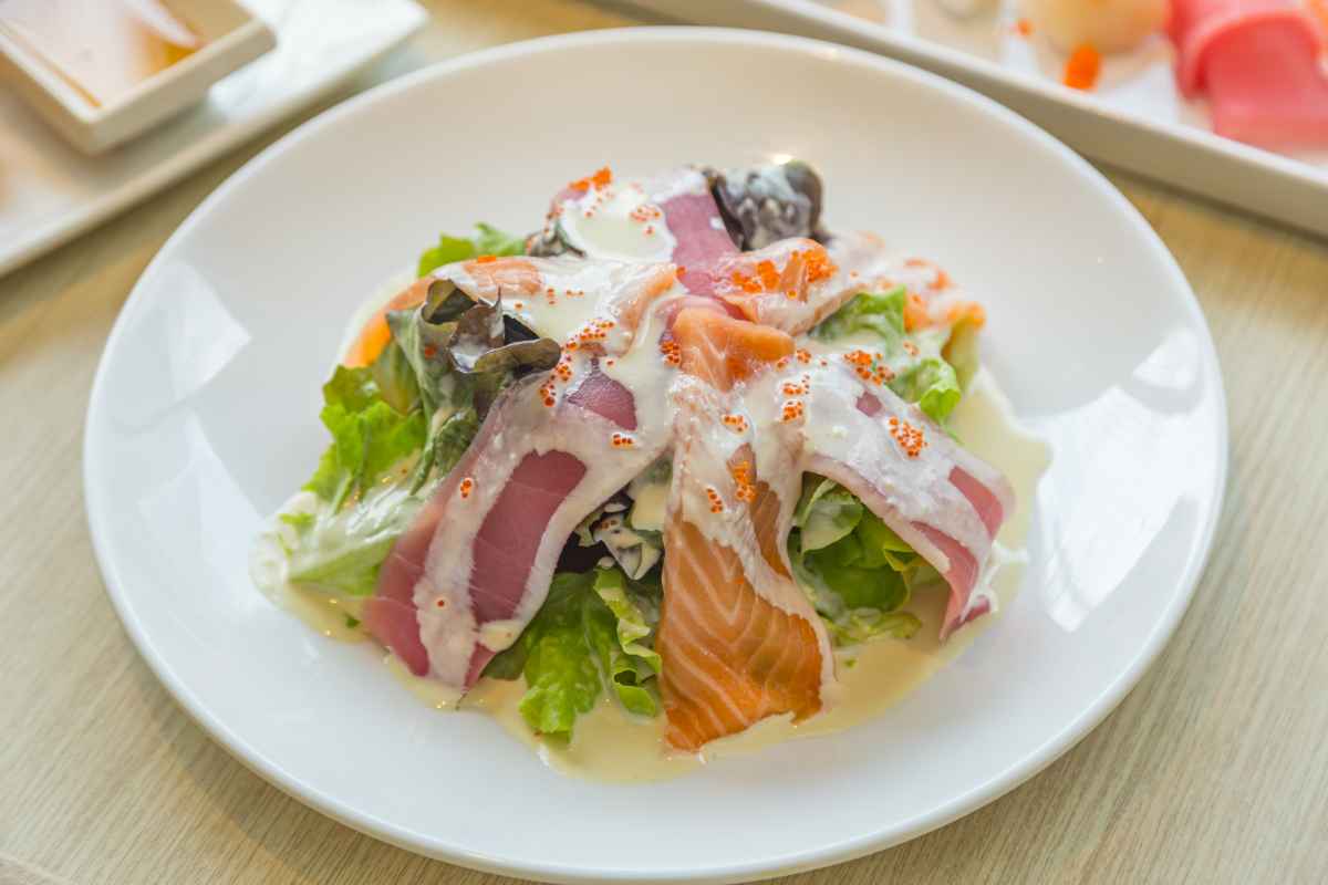 Salmon Tuna salad