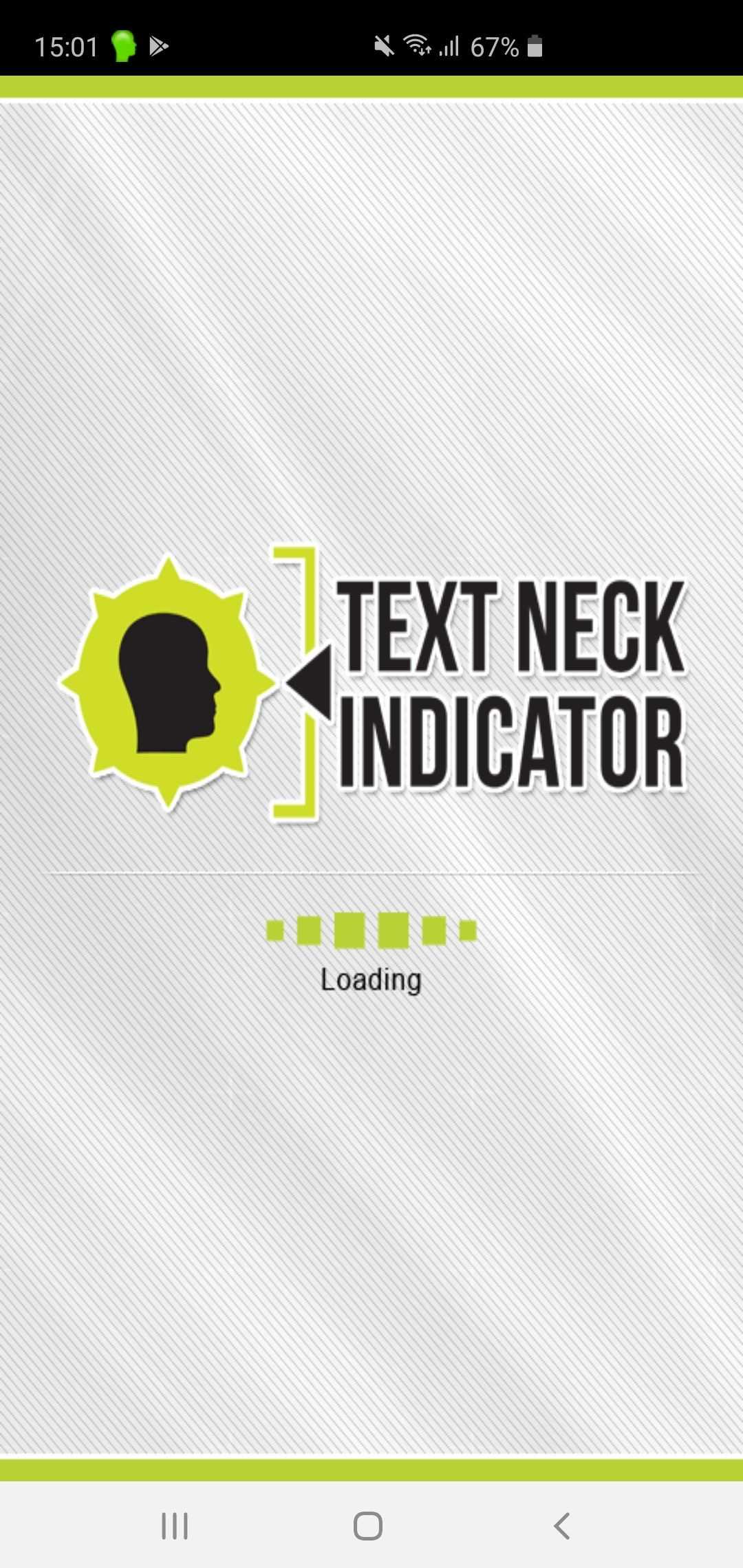 Text Neck Indicator