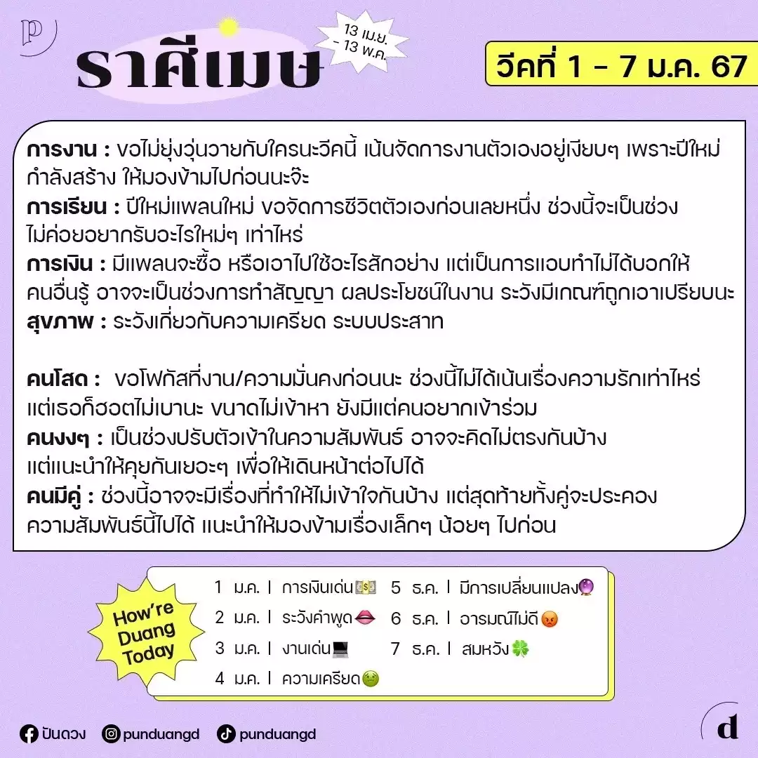 ดวงปี 2567