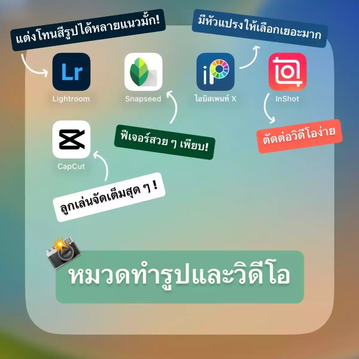 แอปแต่งรูปในไอแพด