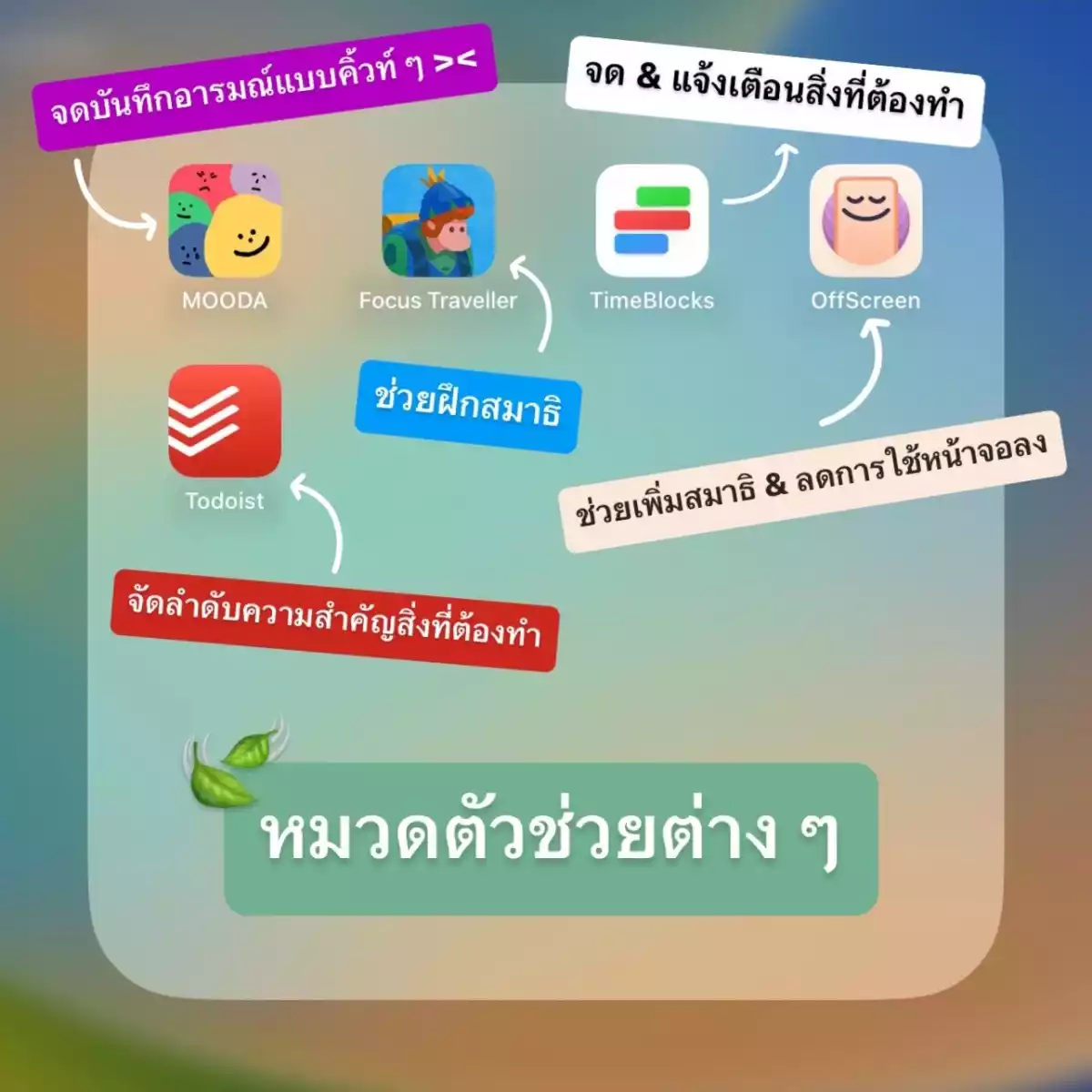 แอปสมาธินักเรียน