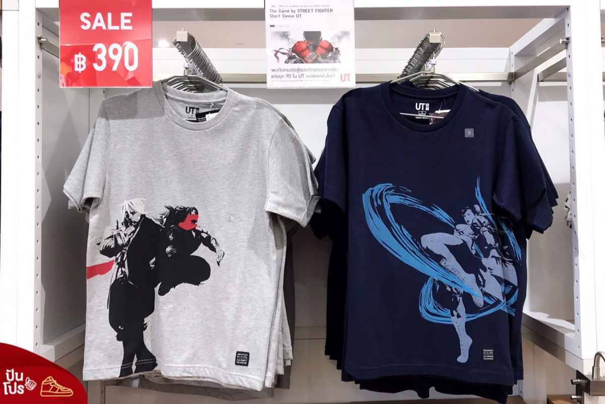 Uniqlo เสื้อยืดลายกราฟิก STREET FIGHTER ลดเหลือ 390.-