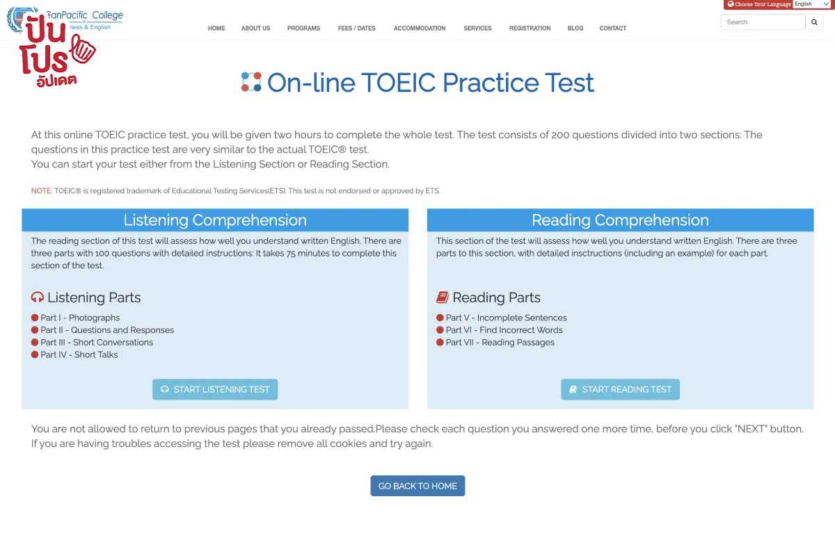 แจกพิกัด เว็บทดลองทำข้อสอบ TOEIC ออนไลน์ฟรี คว้าคะแนนเต็มใกล้แค่เอื้อม !