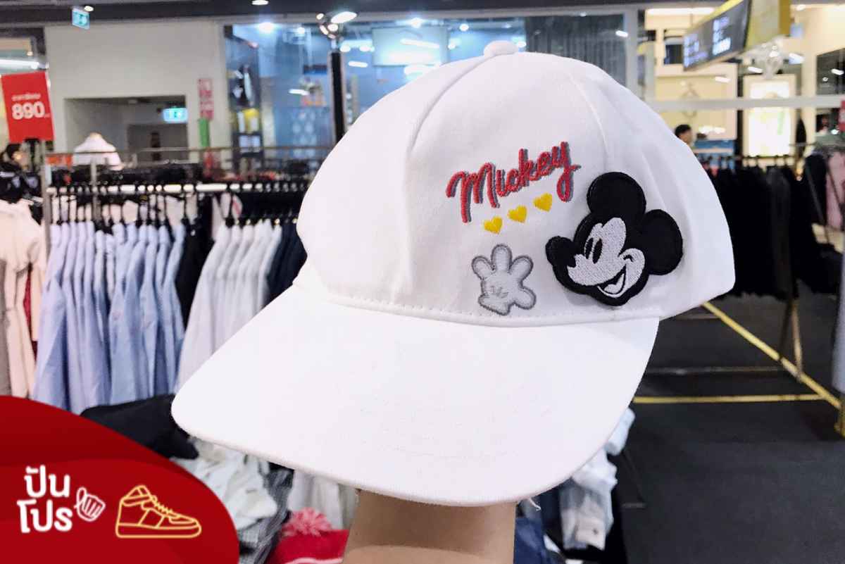ESP หมวกแก๊ปปักลาย Mickey ลด 50%