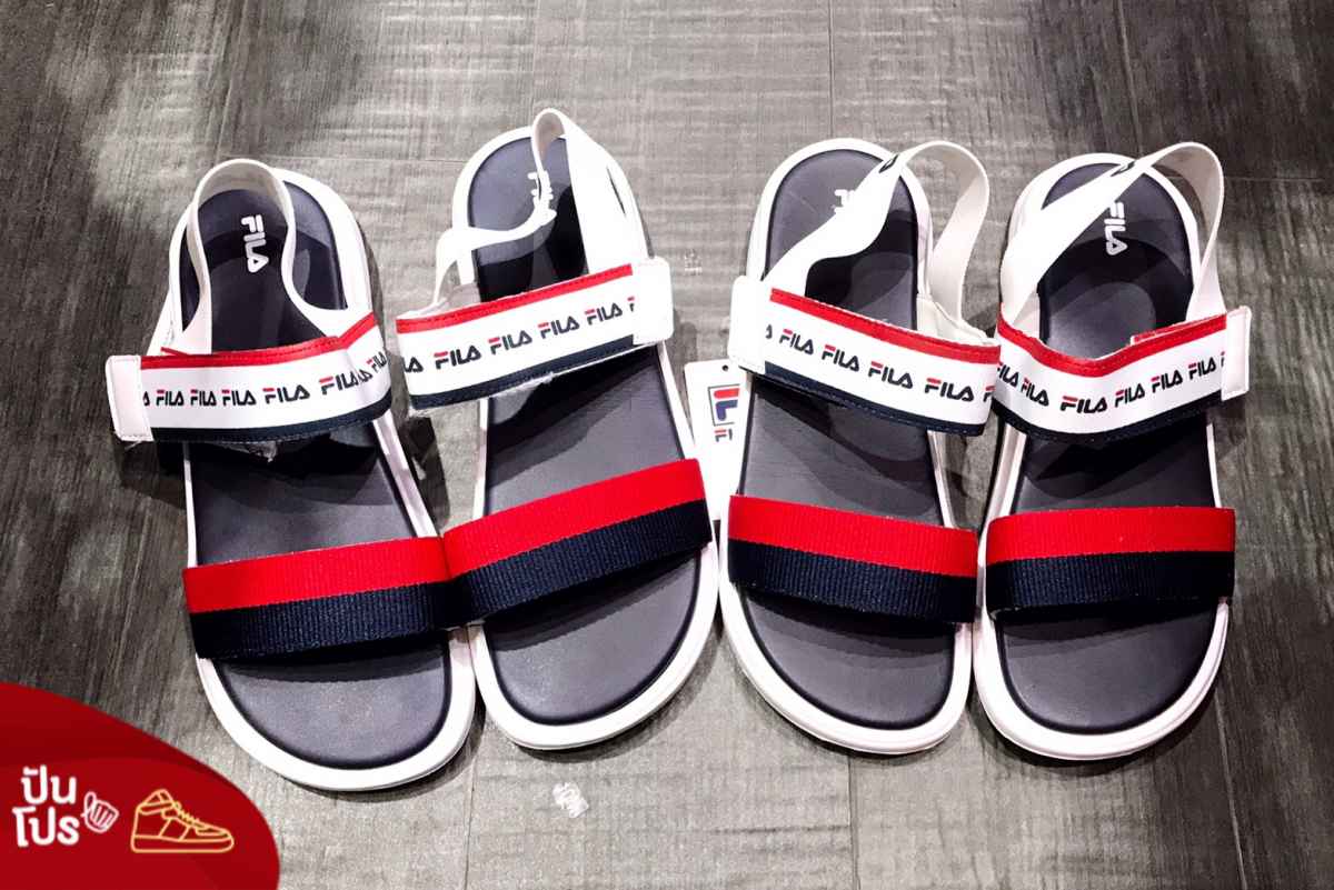 รองเท้ารัดส้น FILA 2 คู่เพียง 1,000.- (ปกติ 1,380.-)