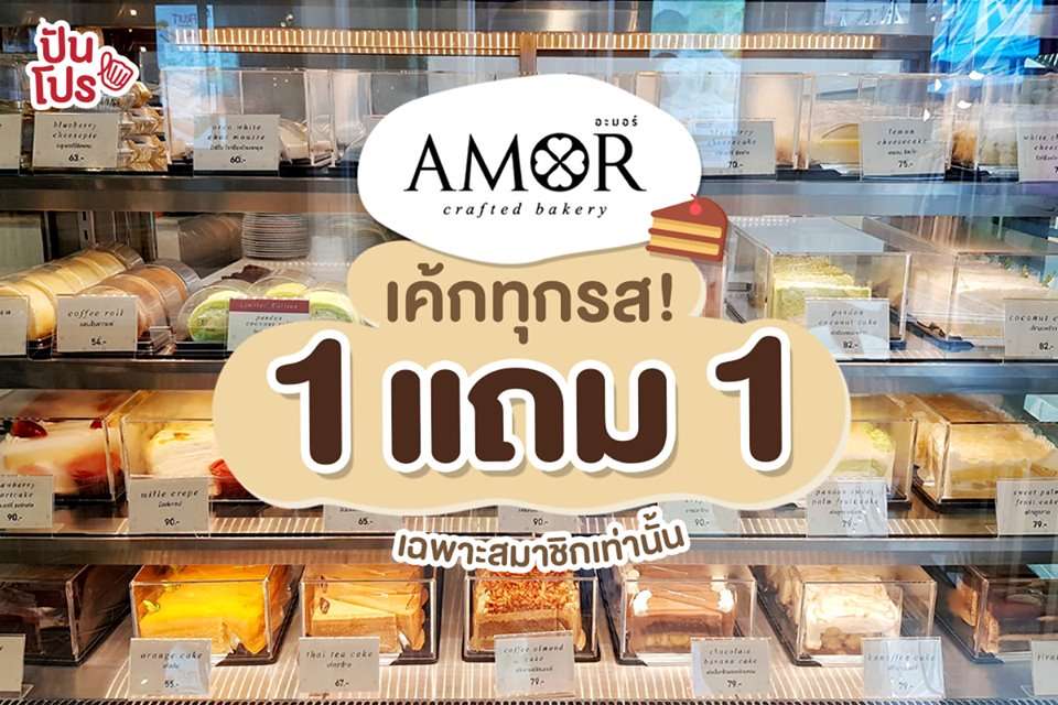 AMOR 🍰 เค้กทุกรส! 1 แถม 1