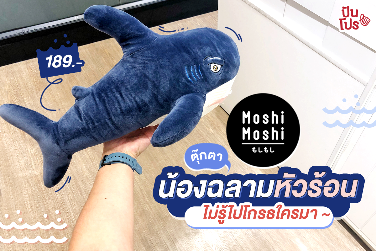 Moshi Moshi น้องฉลามบุก พร้อม(ให้เรา)ขย่ำ!! ราคาเพียง 189 บาท