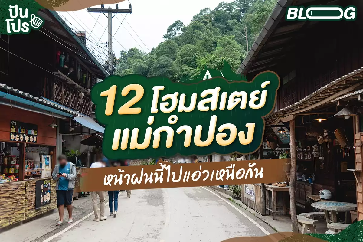 12 โฮมสเตย์แม่กำปอง ใกล้ชิดธรรมชาติในราคาเริ่มต้นแค่หลักร้อย