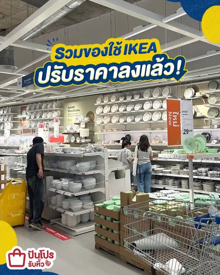 🥳 รวมของใช้ IKEA ปรับราคาลงแล้ว!