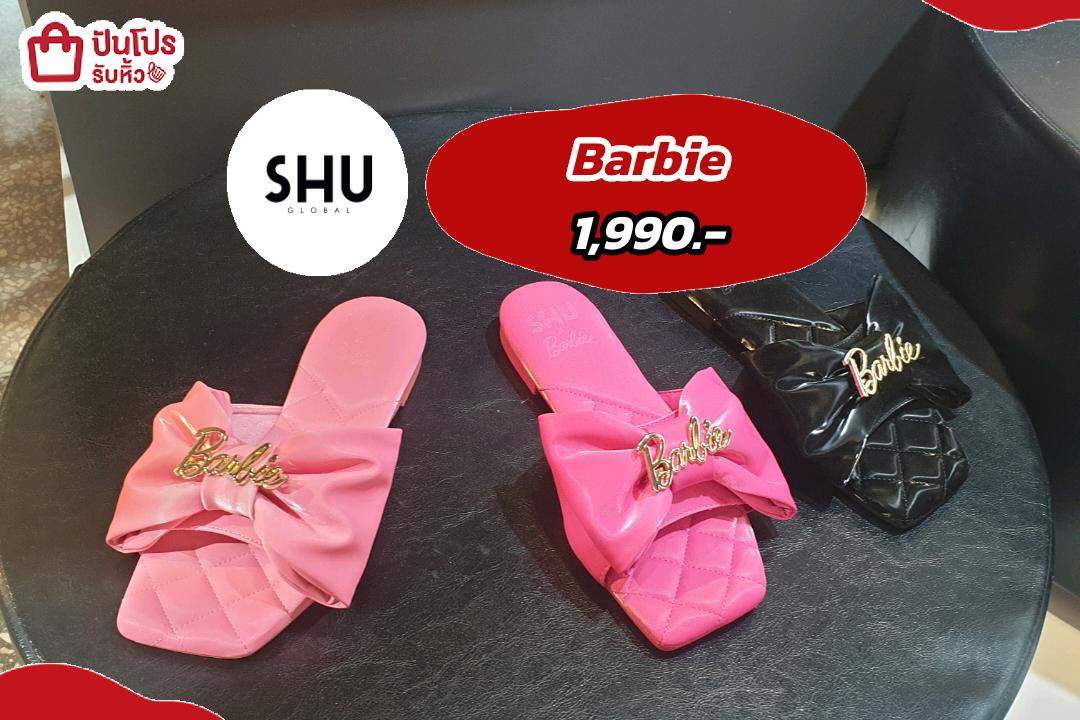 SHU x Barbie รองเท้าติดโบว์สีหวานเจี๊ยบ เริ่ม 1,990.-